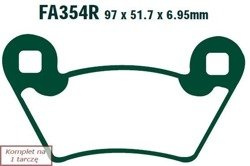 Klocki hamulcowe EBC FA354R (kpl. na 1 tarcze)