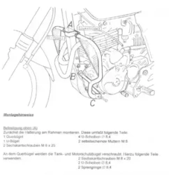 Honda SLR 650 (1997-1999)/Vigor 650 (1999-2002) engine guard