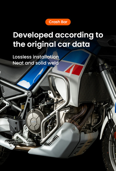 LOBOO Crash Bar do Aprilia Tuareg660 (2022-) Silver (10.3.01441.101.21)