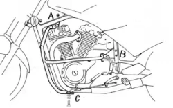 Suzuki VX 800 (1990-1995) Gmol silnika