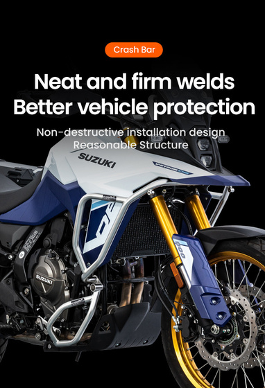 LOBOO Crash Bar do SUZUKI 800DE (2024-) Srebrne (10.3.01421.003.21)