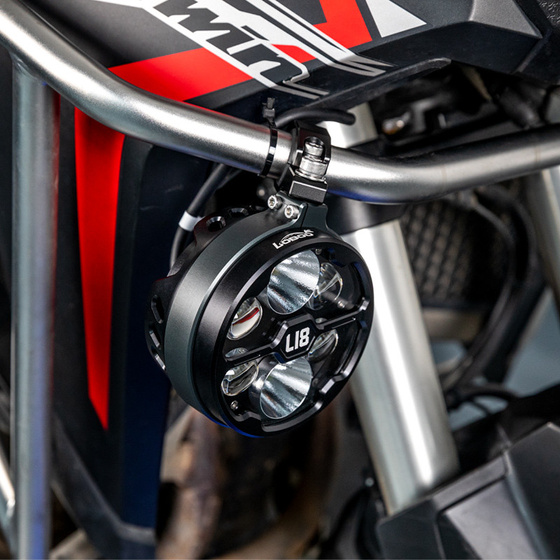 LOBOO L18S światło drogowe i mijania pomocnicze (czarne) (10.1.01018.001.01)