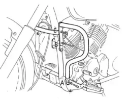 Yamaha XVS 650 Drag Star (1996-2003) Gmol silnika