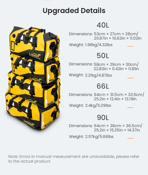 LOBOO PVC Torba żółta 50L (upgrade) (10.4.01041.001.61)