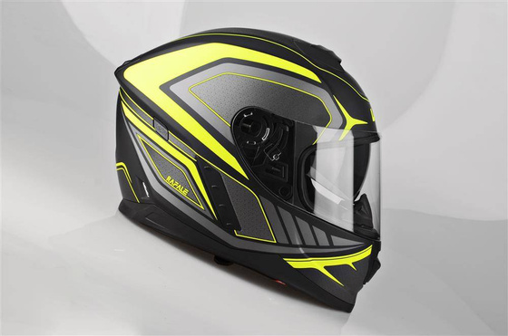 Kask Motocyklowy LAZER RAFALE Hexa (kol. Czarny - Żółty - Matowy) rozm. XS