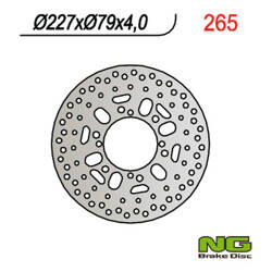 NG TARCZA HAMULCOWA PRZÓD POLARIS 400/500 SPORTSMAN (227x79x4)