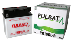 Akumulator FULBAT YB16CL-B (suchy, obsługowy, kwas w zestawie)
