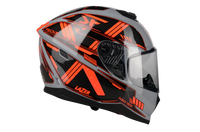Kask Motocyklowy LAZER RAFALE EVO Roadtech (kol. Szary - Czerwony - Matowy) rozm. S