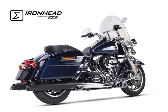 Silencer / Exhaust IRONHEAD HARLEY DAVIDSON TOURING ROAD KING (06-16) black
