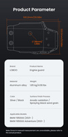 LOBOO Osłona silnika do BMW F850GS (2021-), BMW F850GS Adventure (2021-), All BMW F750GS/850GS/ADV Models