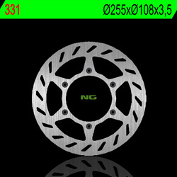 NG TARCZA HAMULCOWA PRZÓD AJP PR3/PR4 125/200 04-09 (255X108X3,5MM) (6X6,5MM)
