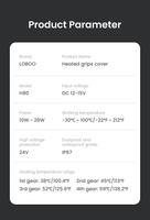 LOBOO Podgrzewane manetki / owijka (10.1.02080.001.01)