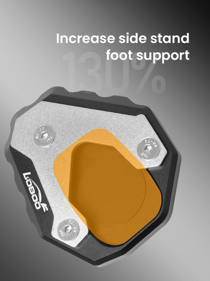 LOBOO Nakładka na stopkę boczną do HONDA CB500X (2019-), HONDA CB400X (2021-), HONDA NX400 (2024-), HONDA CB650R (10.3.03292.001