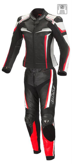 Kombinezon motocyklowy BUSE Mille czarno-czerwony 52