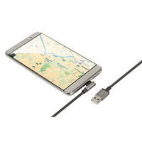 38838 Cable 90° Usb > Lightning - 100 cm – White