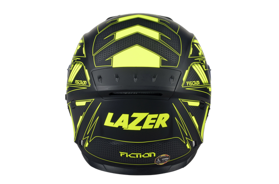 Kask Motocyklowy LAZER RAFALE EVO Roadtech (kol. Czarny - Żółty - Matowy) rozm. XS