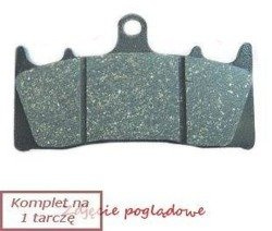 Brake pads EBC FA672 (set on 1 disk)