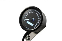 VELONA60 Obrotomierz 15000 RPM białe-LED czarny