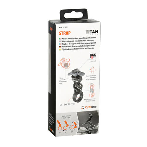 91592 Titan Opti Strap, adjustable multi-function handle bar mount