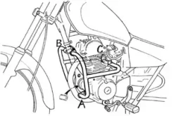 Yamaha SR 125 (1996-2001) Gmol silnika