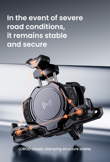 LOBOO Uchwyt na telefon PH02S (pod lusterko, ≤10.2mm) (10.3.08002.124.11)