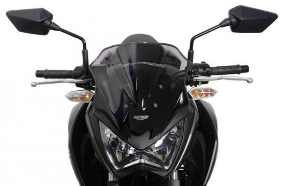 Motorcycle Windshields MRA KAWASAKI Z 300, ER300A, 2015-, form R, black