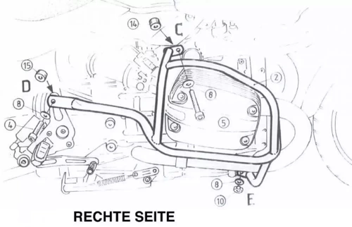 BMW R 850 R (2003-2006)/R 1150 R (2000-2006) engine guard