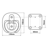 90592 Shield 4, floor install motorcycles anchoring