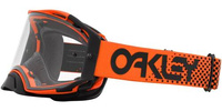 Oakley Goggles Airbrake MX pomarańczowe Clear