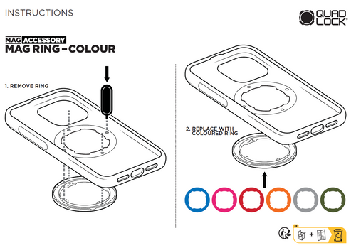 Quad Lock® MAG Ring Pink