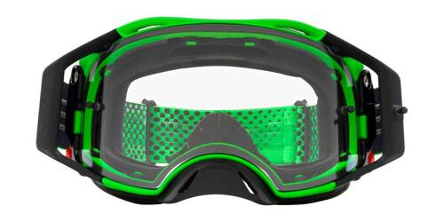 Oakley Goggles Airbrake MX zielone Clear