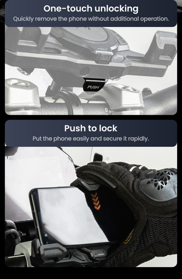 LOBOO Uchwyt na telefon PH02S (pod lusterko, ≤10.2mm) (10.3.08002.124.11)