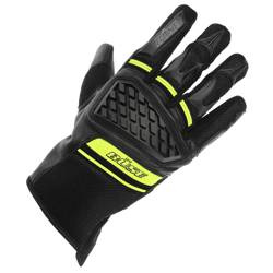 Rękawice motocyklowe damskie BUSE Braga czarno/neonowo żółte 06