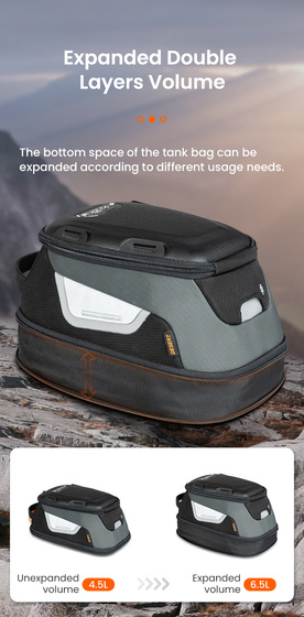 LOBOO Tank bag 4,5-6,5L