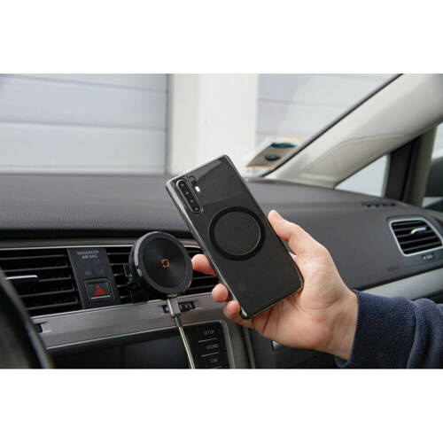 91802 Mag Wireless Airvent, Magnetic phone holder for air vent with wireless charge
