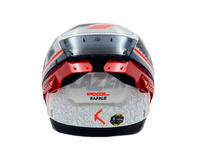 Kask Motocyklowy LAZER RAFALE SR EVO Pixel (kol. Biały - Czarny - Czerwony) rozm. 2XL