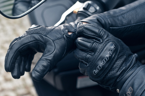 SHIMA Caliber Motorcycle Gloves brown