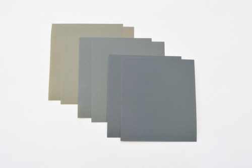 WATERPROOF SANDPAPER, 93x115mm, #800/1200/1500, 2PCS EACH, 6PCS/SET