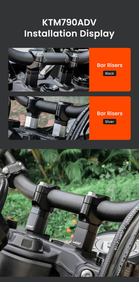 LOBOO Podwyższenie kierownicy do KTM690 ENDURO/R, KTM790, KTM890, KTM1050 , KTM1090 , KTM1190 , KTM1290 , KTM1290 Super Adventur
