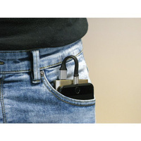 38919 Key chain with Usb > Lightning cable, 10 cm - Blister 1 pc