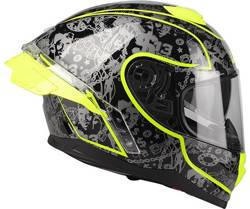 Kask Motocyklowy LAZER RAFALE SR $13 Original (kol. Czarny - Żółty Fluo) rozm. 2XL