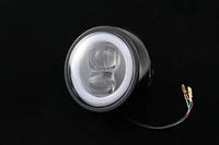 LED HEADLIGHT"CAPSULE120" SIDE-MOUNT, BLACK