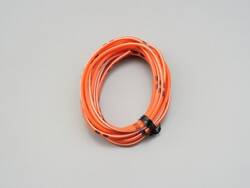 colored wire, AVS0.75, orange/white, 2m