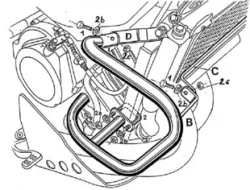 Yamaha XTZ 750 Super Ténéré (1989-1997) engine guard