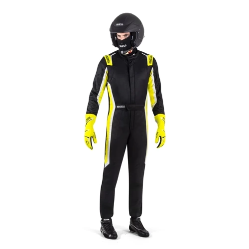 Race Rally Racing Suit Sparco SPRINT (FIA Approved) black yellow