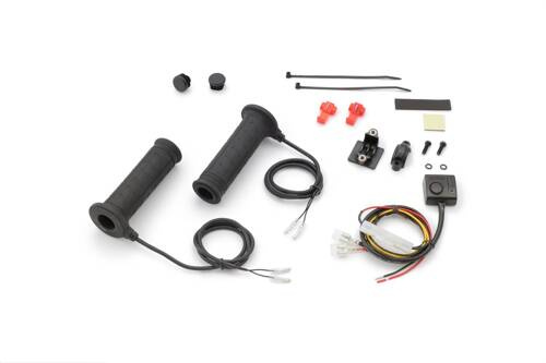 88988 HEATED GRIPS 4-LEVEL BLACK FOR ATVS OPEN END