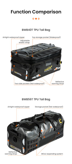 LOBOO TPU Torba 56L biało-czarna (z hermetycznym zamkiem błyskawicznym) (10.4.01036.001.61)