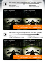 LOBOO L11 światło drogowe i mijania pomocnicze (czarne) (10.1.01111.001.01)