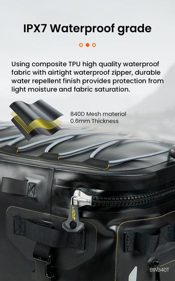 LOBOO TPU Torba czarna 40L (z hermetycznym zamkiem błyskawicznym) (10.4.01034.001.61)