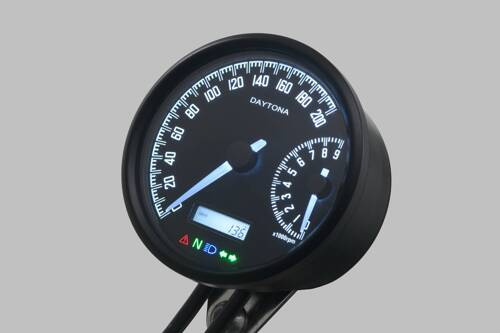 VELONA-W Prędkościomierz 200 KM/H i 9000RPM 80mm